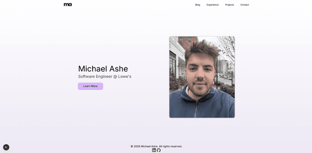 Image of Portfolio Site